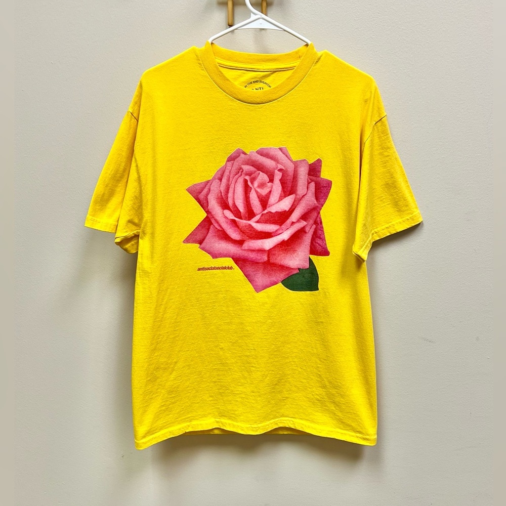 🌟HOST PICK!🌟 Anti Social Social Club 🌸 Underglow Rose Tee - HTF!